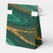 Abstracte Glitter Strata Wedding Dank je Gr ID903 Bedankdoosjes (Achterkant)