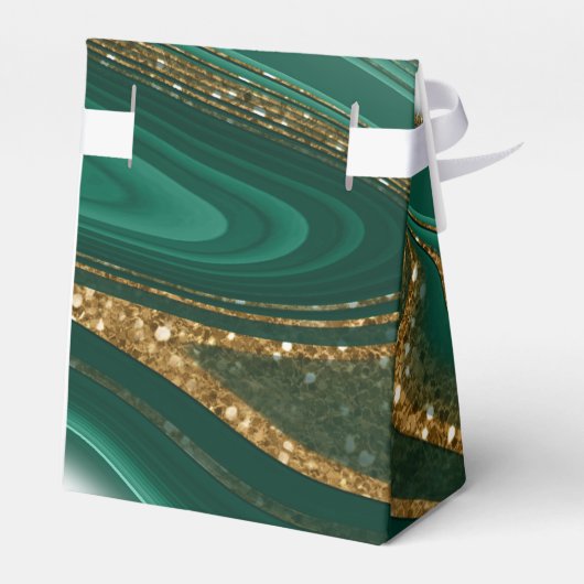 Abstracte Glitter Strata Wedding Dank je Gr ID903 Bedankdoosjes (Achterkant)