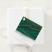 Abstracte Glitter Strata Wedding Dank je Gr ID903 Bedankjes Labels (In situ)