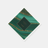 Abstracte Glitter Strata Wedding Dank u G ID903 Servet (Hoek)