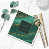 Abstracte Glitter Strata Wedding Dank u G ID903 Servet