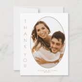 Abstracte Glitter Strata Wedding Dank u ID903 Bedankkaart (Voorkant)