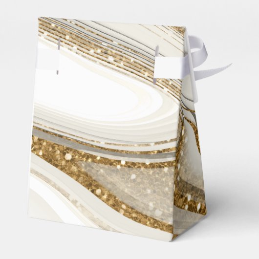 Abstracte Glitter Strata Wedding Dank u Iv ID903 Bedankdoosjes (Achterkant)