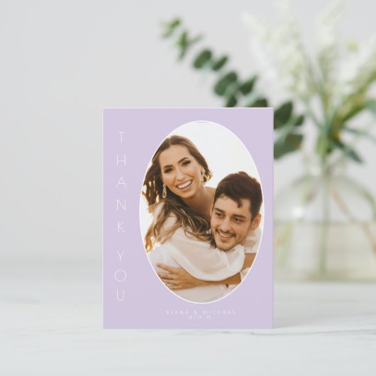 Abstracte Glitter Strata Wedding Dank u Lc ID903 Bedankkaart (Staand voorkant)