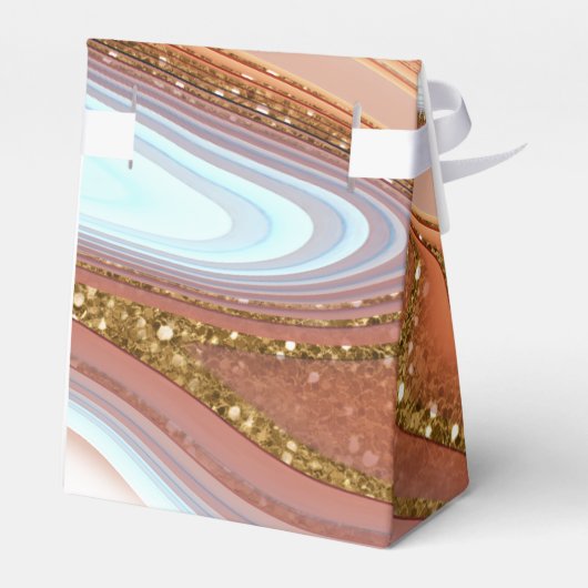 Abstracte Glitter Strata Wedding Dank u SW ID903 Bedankdoosjes (Achterkant)