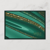 Abstracte Glitter Strata Wedding Details Gr ID903 Informatiekaartje (Voorkant)