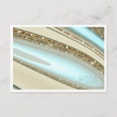 Abstracte Glitter Strata Wedding Details ID903 Informatiekaartje (Voorkant)