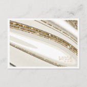 Abstracte Glitter Strata Wedding Details Ivry ID90 Informatiekaartje (Voorkant)