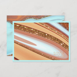 Abstracte Glitter Strata Wedding Details SB ID903 Informatiekaartje