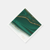 Abstracte Glitter Strata Wedding Green ID903 Servet (Hoek)