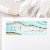 Abstracte Glitter Strata Wedding ID903 Etiket (Insitu)