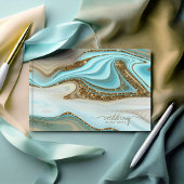 Abstracte Glitter Strata Wedding ID903 Gastenboek