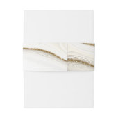 Abstracte Glitter Strata Wedding iory ID903 Uitnodigingen Wikkel (Achterkant Voorbeeld)