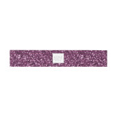 Abstracte Glitter Strata Wedding Plum ID903 Uitnodigingen Wikkel (Vlak)