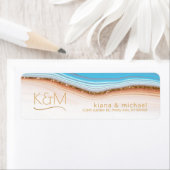 Abstracte Glitter Strata Wedding SW ID903 Etiket (Insitu)