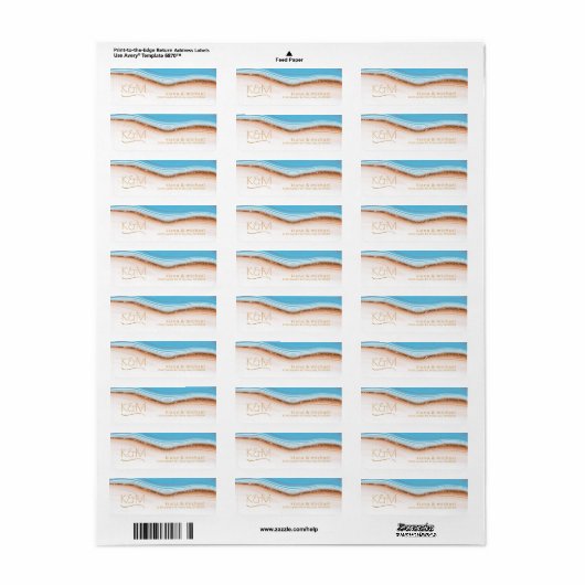 Abstracte Glitter Strata Wedding SW ID903 Etiket (Full Sheet)