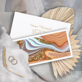 Abstracte Glitter Strata Wedding SW ID903 Save The Date