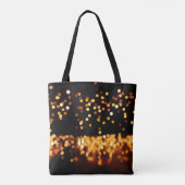 Abstracte glitterlichten tote bag (Achterkant)