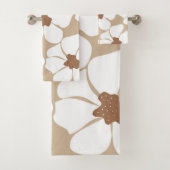 Abstracte gloed #2 #decor #art bad handdoek (Insitu)