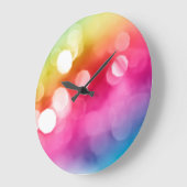 Abstracte gloedwandklok grote klok (Hoek)