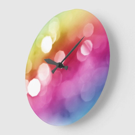 Abstracte gloedwandklok grote klok (Hoek)