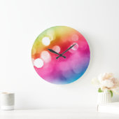Abstracte gloedwandklok grote klok (Huis)