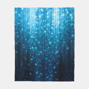 Abstracte gloeiachtergrond fleece deken
