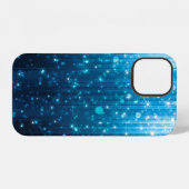 Abstracte gloeiachtergrond iPhone hoesje (Achterkant horizontaal)