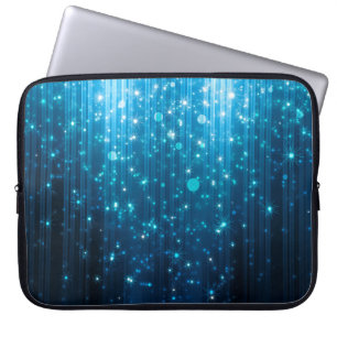 Abstracte gloeiachtergrond laptop sleeve