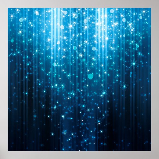 Abstracte gloeiachtergrond poster (Voorkant)