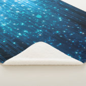 Abstracte gloeiachtergrond sherpa deken (3/4)