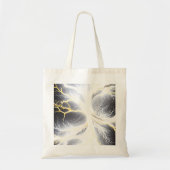 Abstracte gloeiende Energy Tree Canvas tas (Voorkant)