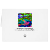 Abstracte gloeiende regenboog (Achterkant Horizontaal)