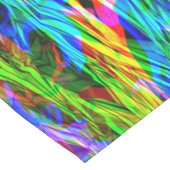 Abstracte gloeiende regenboog medium tafelloper (Hoek)