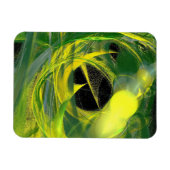 Abstracte gloeiworm magneet (Horizontaal)