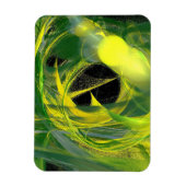 Abstracte gloeiworm magneet (Verticaal)