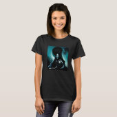 Abstracte godin van de duisternis t-shirt (Voorkant volledig)