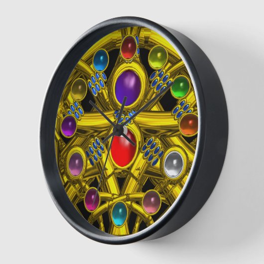 ABSTRACTE GOLD CELTIC KENNIS MET KLEURSTONEN (Hoek)