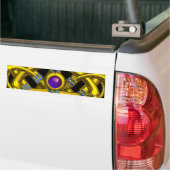 ABSTRACTE GOLD CELTIC KENNIS MET KLEURSTONEN BUMPERSTICKER (Op Truck)