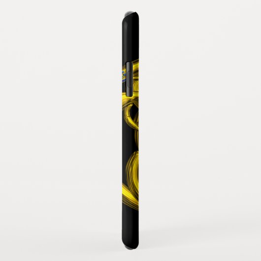 ABSTRACTE GOLD CELTIC KENNIS MET KLEURSTONEN Case-Mate iPhone CASE (Achterkant/rechts)