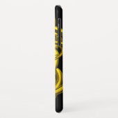 ABSTRACTE GOLD CELTIC KENNIS MET KLEURSTONEN Case-Mate iPhone CASE (Achterkant/links)