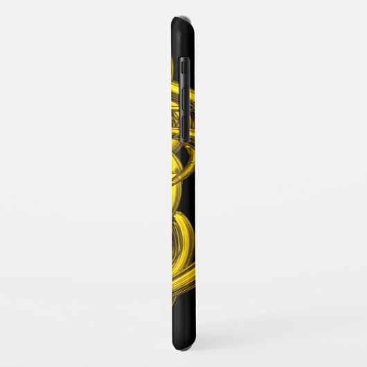 ABSTRACTE GOLD CELTIC KENNIS MET KLEURSTONEN Case-Mate iPhone CASE (Achterkant/links)