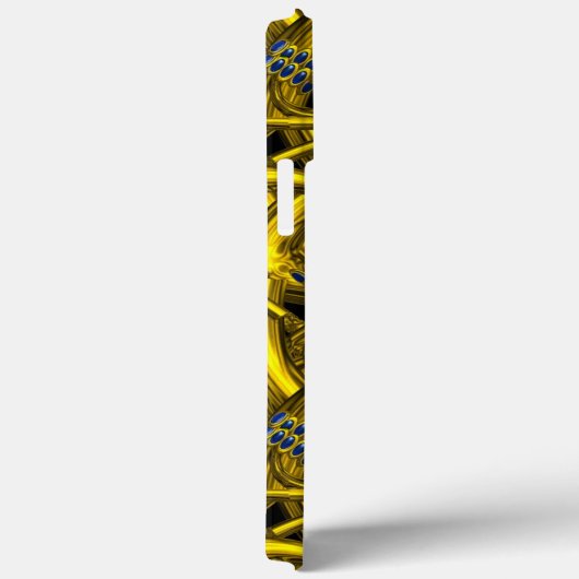 ABSTRACTE GOLD CELTIC KENNIS MET KLEURSTONEN Case-Mate iPhone CASE (Achterkant / Rechts)