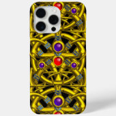 ABSTRACTE GOLD CELTIC KENNIS MET KLEURSTONEN Case-Mate iPhone CASE (Achterkant)