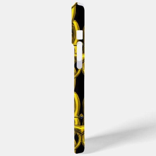 ABSTRACTE GOLD CELTIC KENNIS MET KLEURSTONEN Case-Mate iPhone CASE (Achterkant / Links)