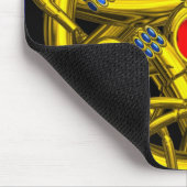 ABSTRACTE GOLD CELTIC KENNIS MET KLEURSTONEN MUISMAT (Hoek)