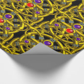 ABSTRACTE GOLD CELTIC KNOPEN MET GEMSTONEN CADEAUPAPIER (Hoek)