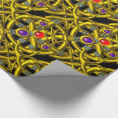 ABSTRACTE GOLD CELTIC KNOPEN MET GEMSTONEN CADEAUPAPIER (Hoek)