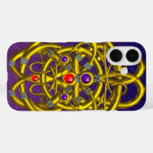 ABSTRACTE GOLD CELTIC KNOPEN MET GEMSTONEN Case-Mate iPhone CASE (Achterkant (horizontaal))