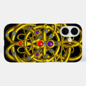 ABSTRACTE GOLD CELTIC KNOPEN MET GEMSTONEN Case-Mate iPhone CASE (Achterkant (horizontaal))